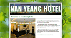 Desktop Screenshot of nanyeanghotel.com